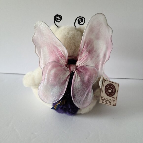 BOYDS BEAR FLORA B FLUTTERFLY PURPLE / WINGS/ ATENNA FROM 1988-2000 - Picture 8 of 15
